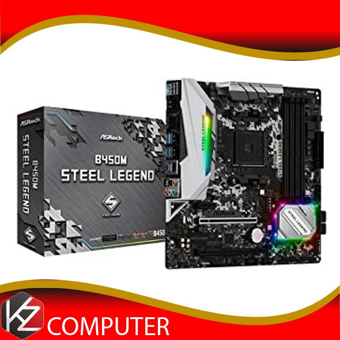 ASROCK B450M STEEL LEGEND (Socket AM4)