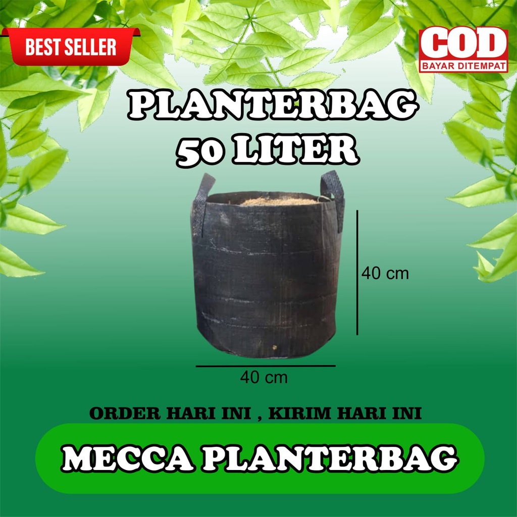 Planter bag 50 liter planter bag 40x40 pot tanaman