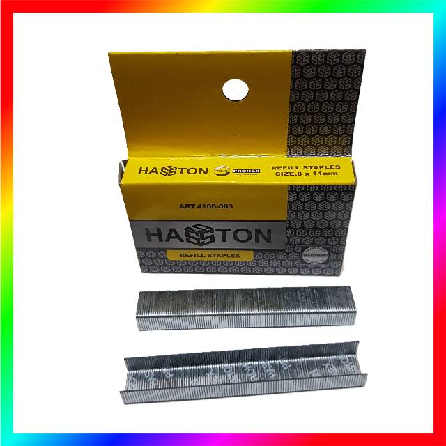 REFILL STAPLES HASTON PROHEX 8 X 11MM ANAK HEKTER