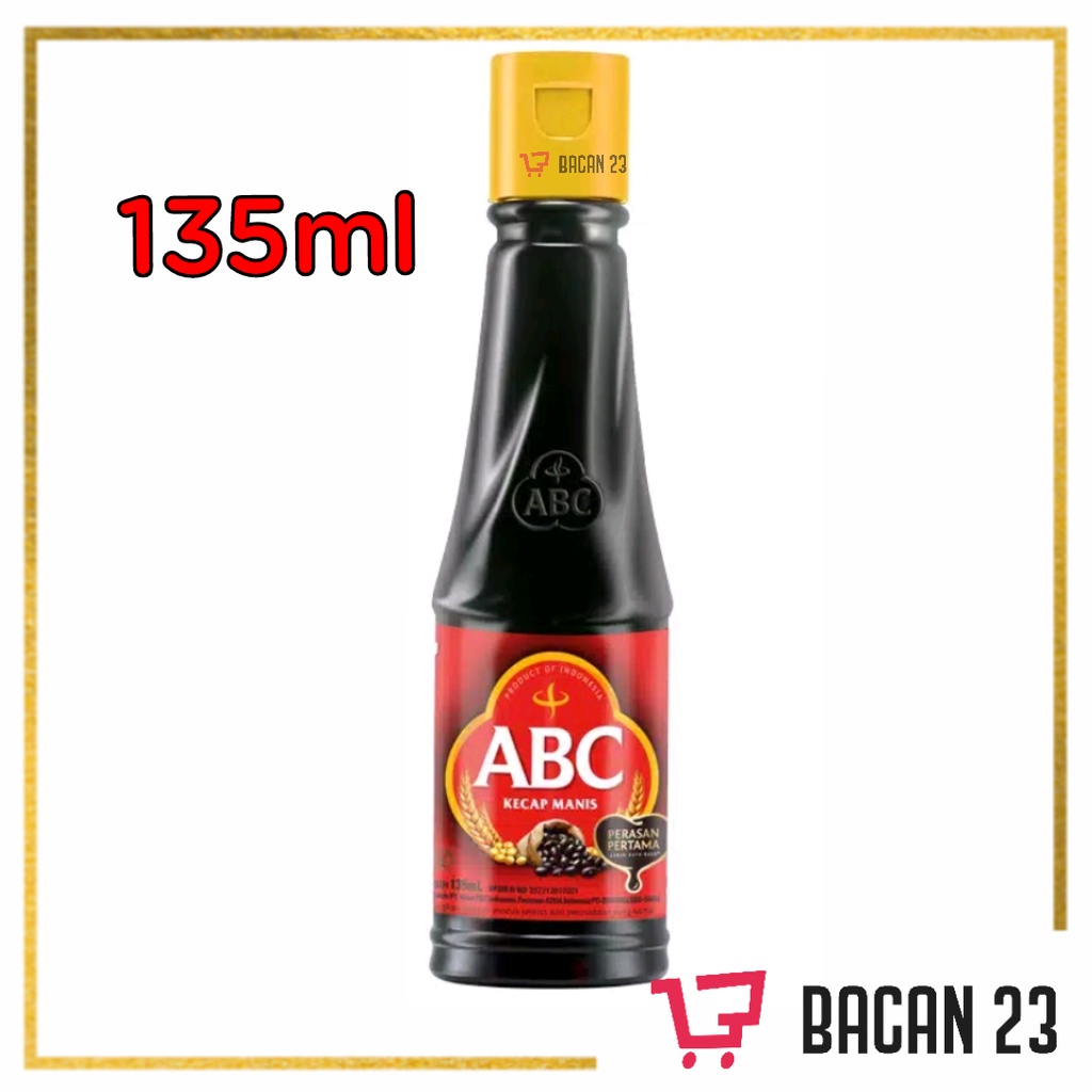 Kecap Manis ABC (135ml) / Kecap Botol / Bacan 23 - Bacan23