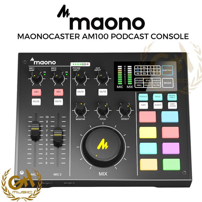 MAONOCASTER AM100 MIXER BROADCAST DAN LIVE STREAMING