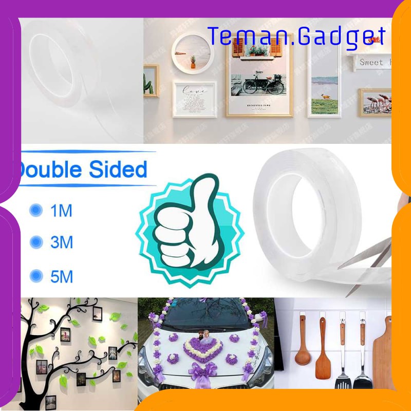 TG-DE419 SZGLUE DOUBLE TAPE PEREKAT NO TRACE WASHABLE STICKER - J007