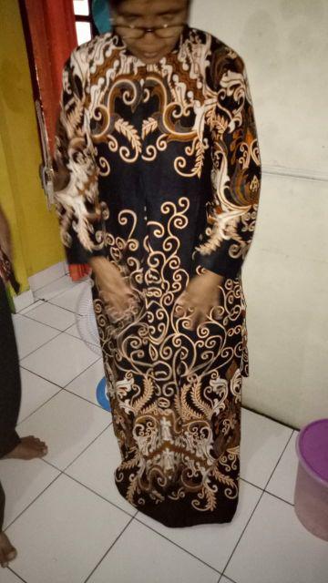 Maura Couple - Sania Ruffle Batik Couple Ori Ndoro Jowi Garansi Termurah Shopee - Batik Modern Solo