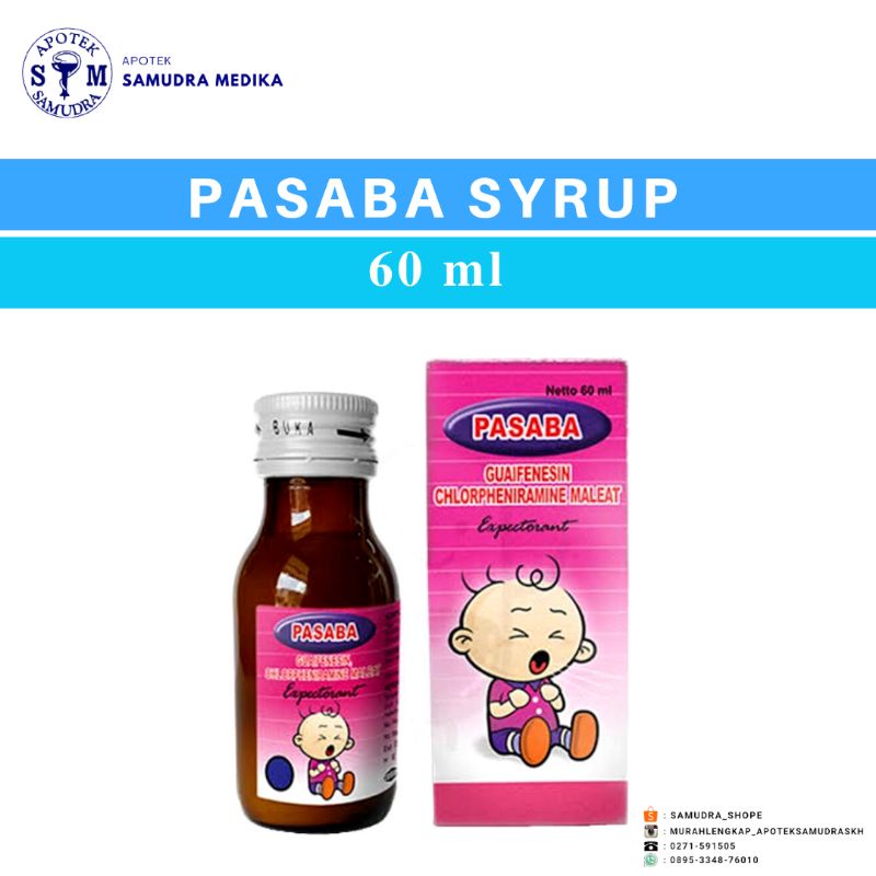 PASABA SYR (60 ml) obat batuk berdahak anak