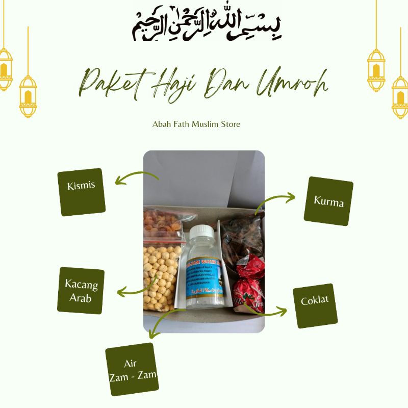 

Paket oleh-oleh haji dan umroh lengkap