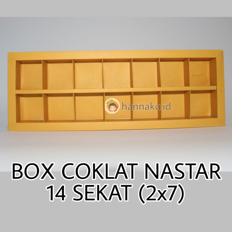 

BOX SEKAT UNTUK COKLAT / NASTAR 14 SEKAT