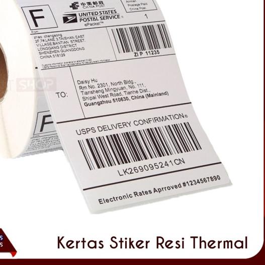 

➧ Kertas Stiker Resi Pengiriman Bare Label Thermal A6 Murah 10x15 cm - 500 (Kotak) ➤