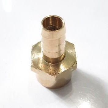 Sok selang 1/2&quot; × 1/2&quot; KUNINGAN / Hose Nipple Drat dalam