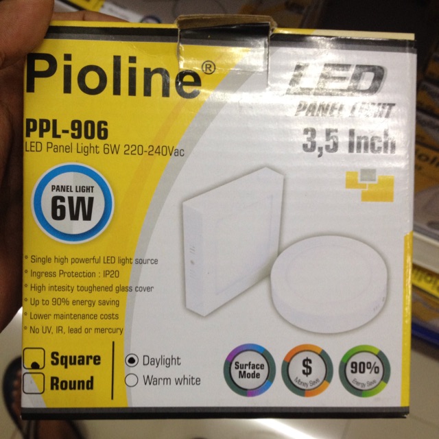 LED panel timbul Pioline 6-12 watt