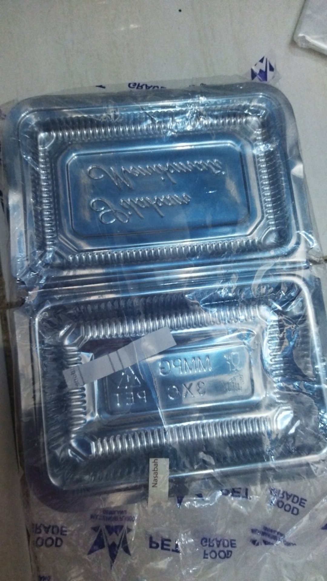 Mika Plastik Bening Kue Puding Makanan Nasi Mmpg Ukuran  3xc Isi 100 Pcs