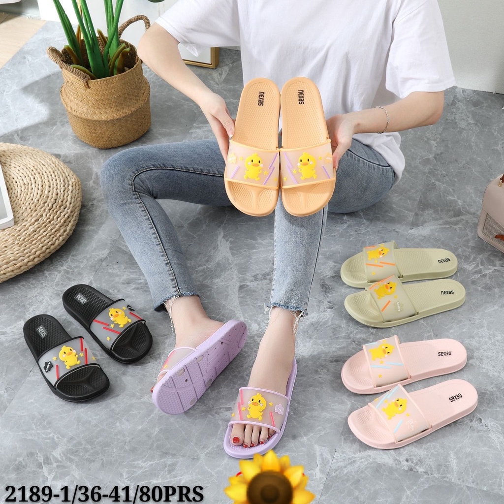 Sandal Karet Jelly Wedges Wanita import Model Terbaru Original Kekinian by AGUNG STYLE Balance 2189-1