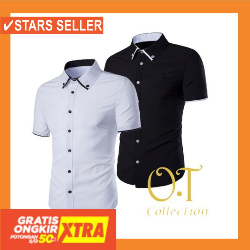 HEM PRIA DEWASA  COWOK LELAKI BIG BOSS MURAH 3.3 / Mouseman - [Kemeja Fredd variasi warna] merk OT