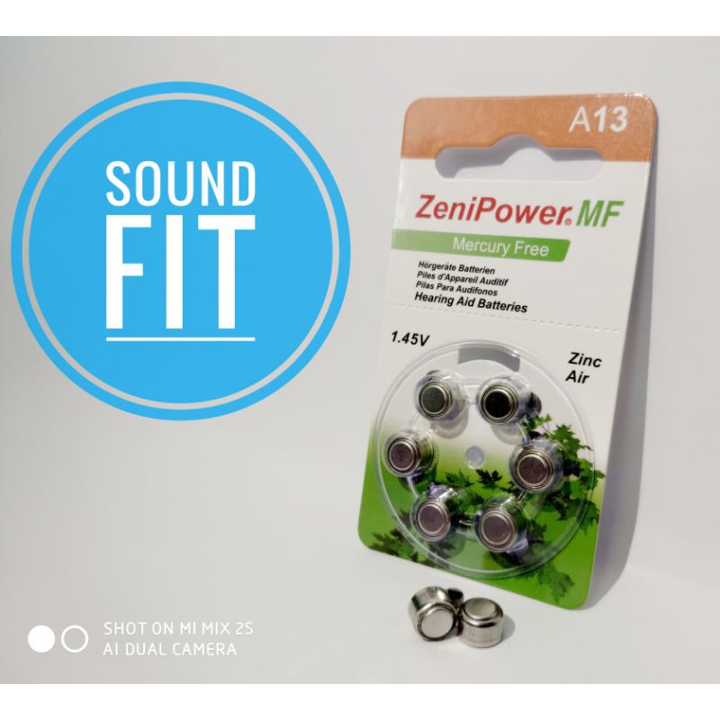 Baterai alat bantu dengar no 13