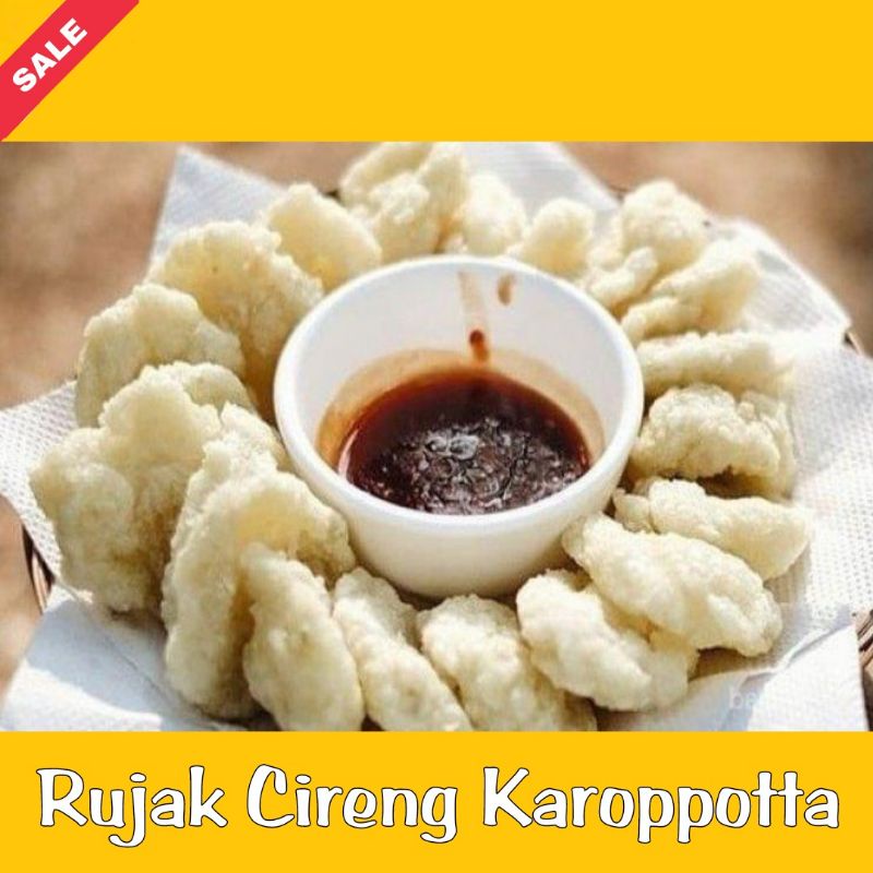 ( PROMO MURAH ) Rujak Cireng karoppotta isi 10 + sambal bumbu rujak