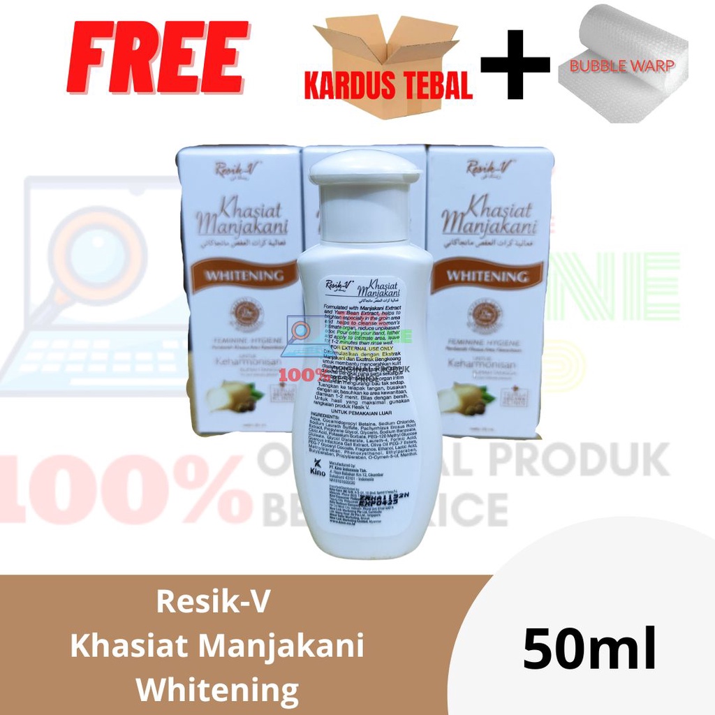 Resik V Khasiat Manjakani Whitening 50ml