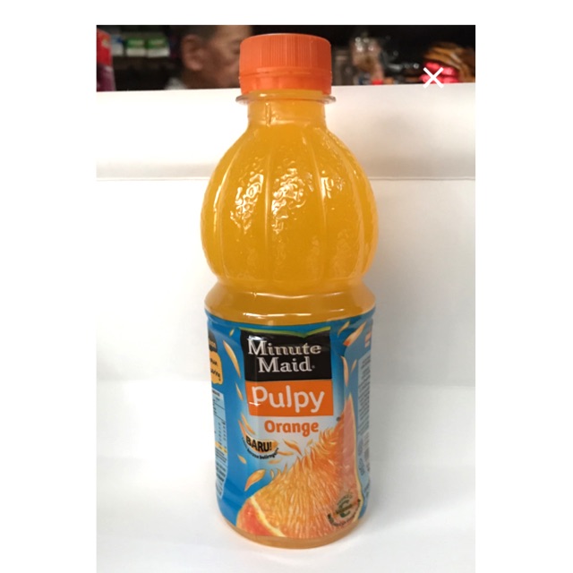 Minute Maid Pulpy Orange 1 Botol 300ml 300 Ml Jeruk Minuman Pulpi Dus Lusin Grosir Pak Murah Shopee Indonesia