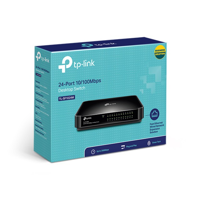 TPLINK TL-SF1024M 24-Port 10/100Mbps Desktop Switch TP Link