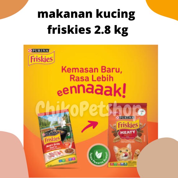 FRISKIES ADULT All Variant Makanan Kucing Dewasa Semua Rasa Friskis Kemasan Freshpack 2.8 Kg