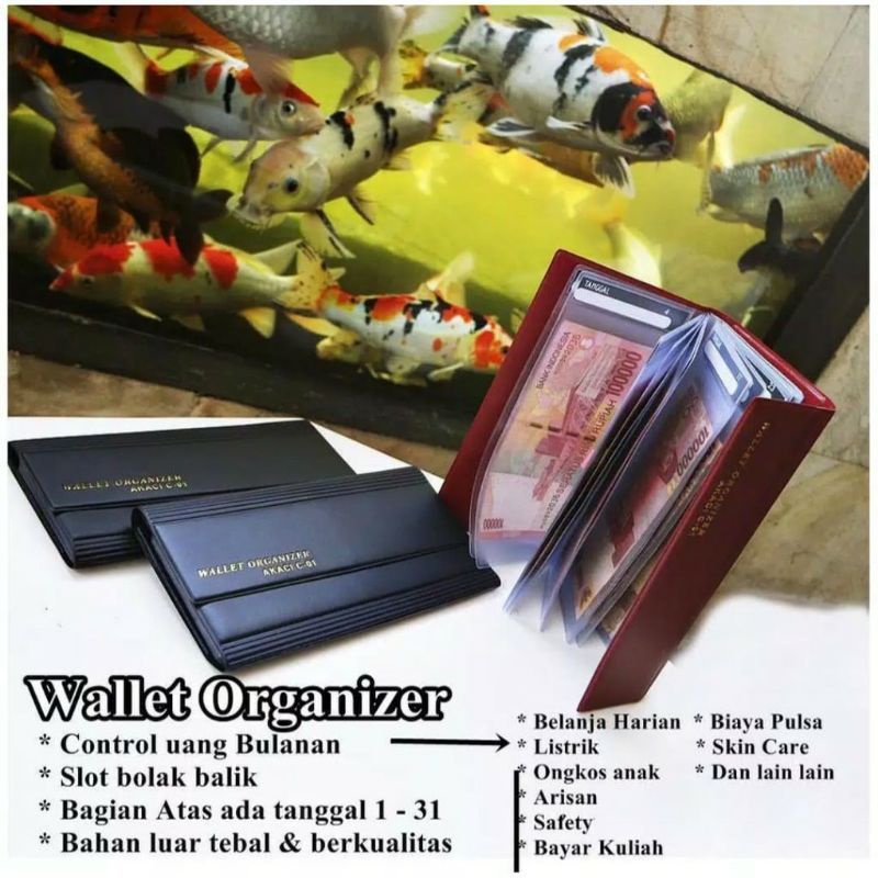 dompet bulanan pengatur keuangan dompet disiplin utk ibu RT pegawai bulanan anak kos