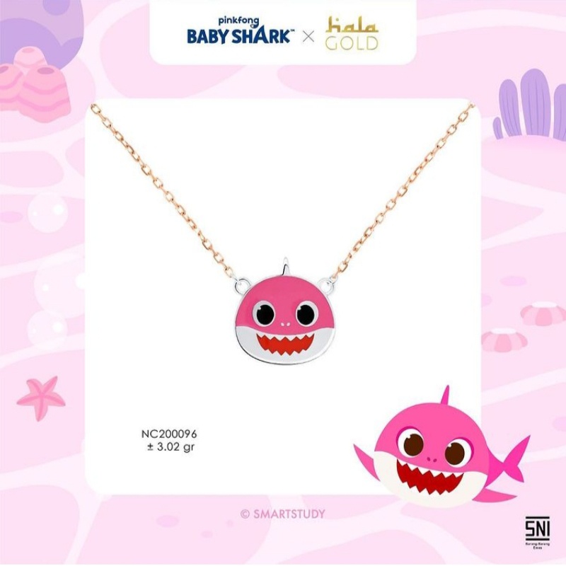 Kalung Anak Hala Gold Baby Shark Collections NC200096