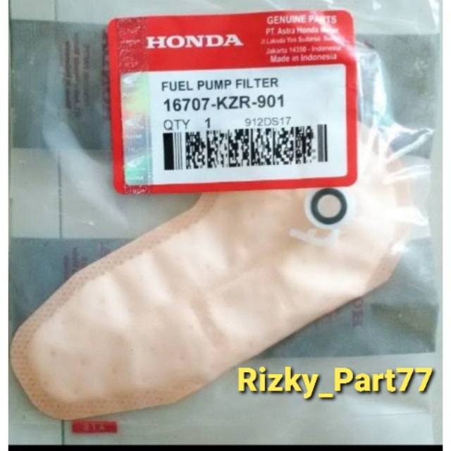 Pampers Filter Saringan Set Fuel Pump Pompa Bensin Honda Vario 125 KZR Asli Honda AHM