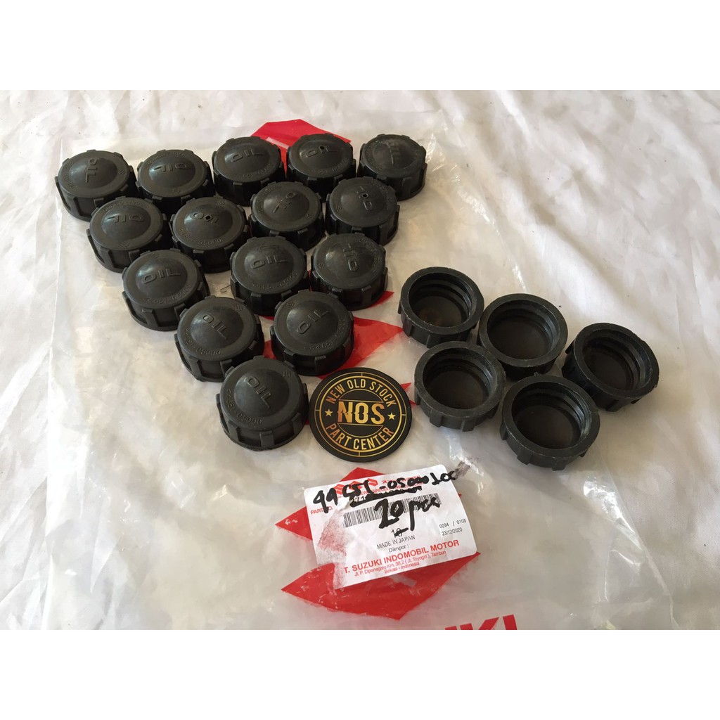 TUTUP BOTOL TABUNG TANGKI OLI SAMPING OLSAM SUZUKI TS125 TS 125 GP100 GP 100 ORIGINAL ORI ASLI SGP N