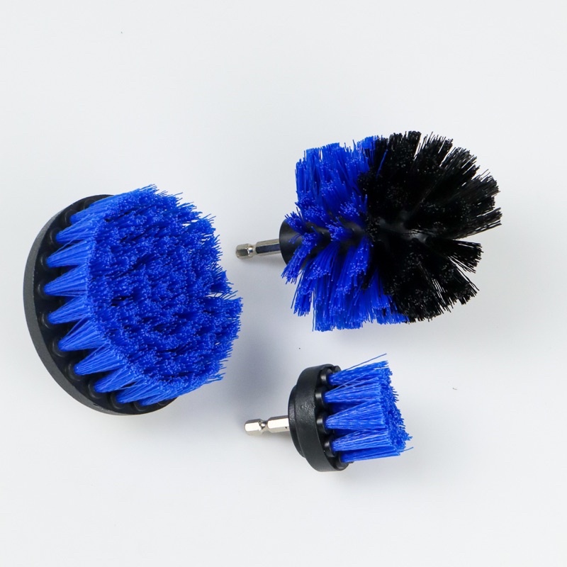 MSHIER Kepala Sikat Bor Elektrik Power Cleaning Head 3 PCS - DB003 - Blue