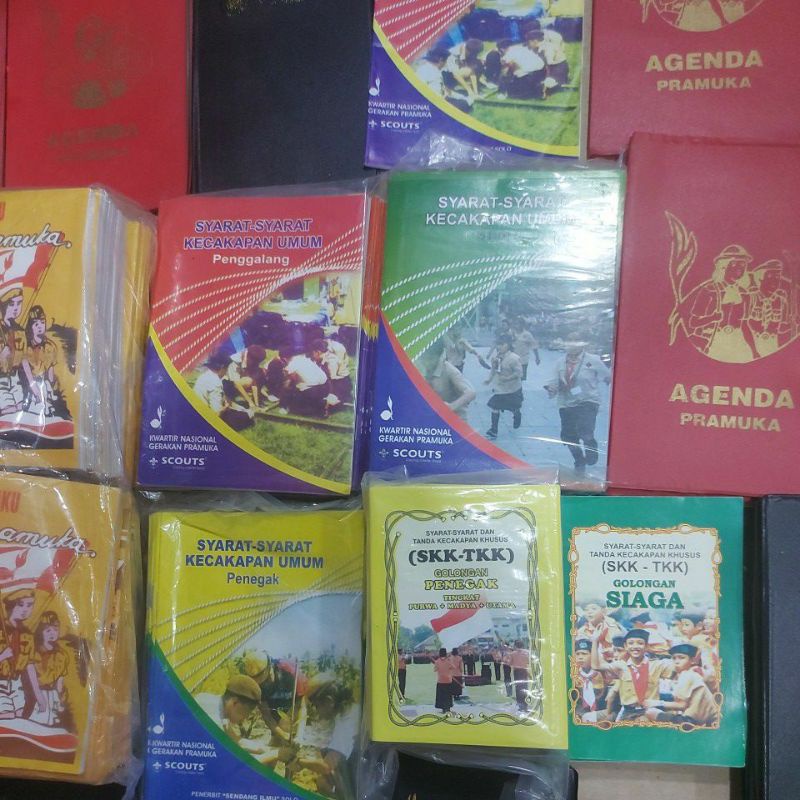 BUKU TKK, SKK, PRAMUKA LENGKAP, BUKU SAKU, AGENDA DLL