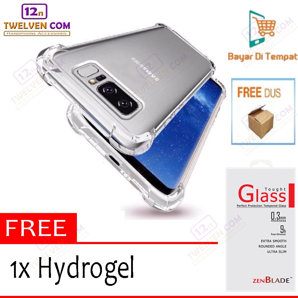 [FLASH SALE] Case Anti Crack Anti Shock Softcase Samsung Galaxy Note 8 - Free Hydrogel Anti Gores