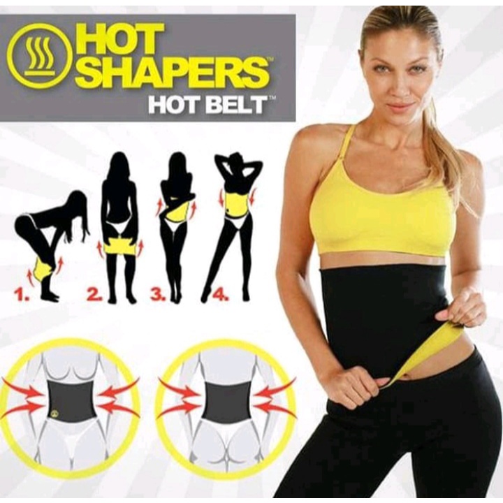 [BISA COD] Korset Pelangsing Perut Hot Shaper Slim Waist Korset Pelangsing Tubuh Pinggang Pembakar Lemak ORI