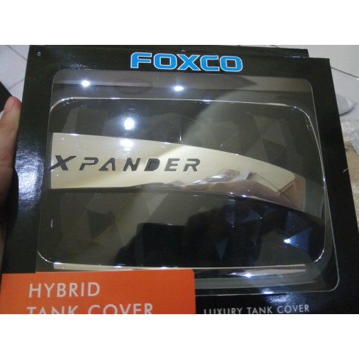 tank cover Tutup Bensin Xpander / Cover Tunk Bensin Chrome Cristal Hitam Xpander