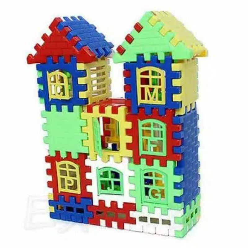 Mainan Edukatif Lego Balok Rumah / Bricks