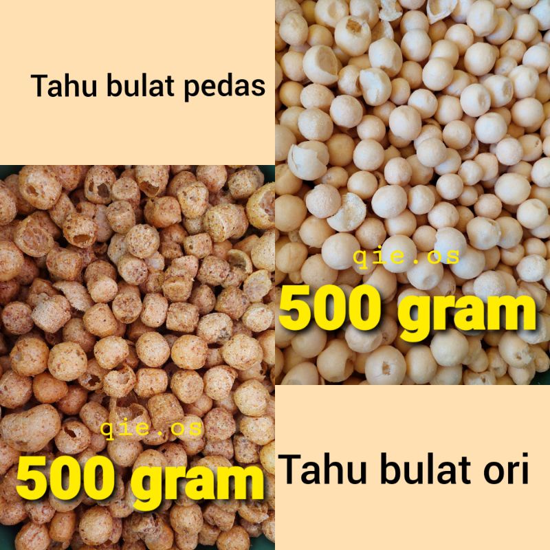 

tahu bulat mini pedas tahu bulat mini ori 500 gram