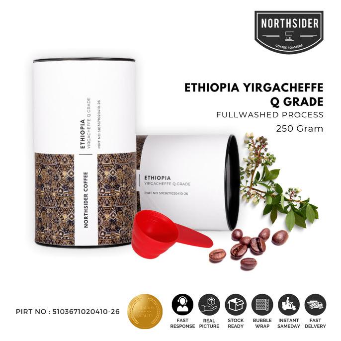 

BIJI KOPI ARABIKA ETHIOPIA YIRGACHEFFE Q GRADE WASH - 250GR NORTHSIDER -Diskon Besar