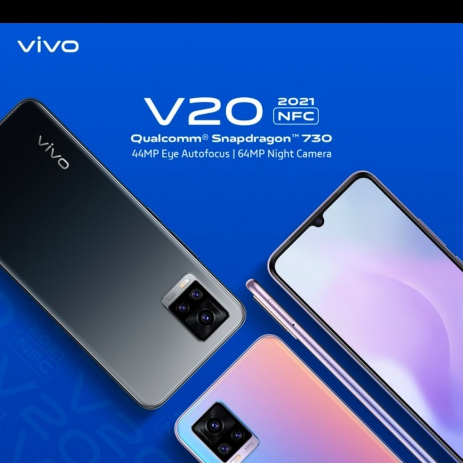 VIVO V20 RAM 8GB ROM 128GB 2020 NFC GARANSI RESMI