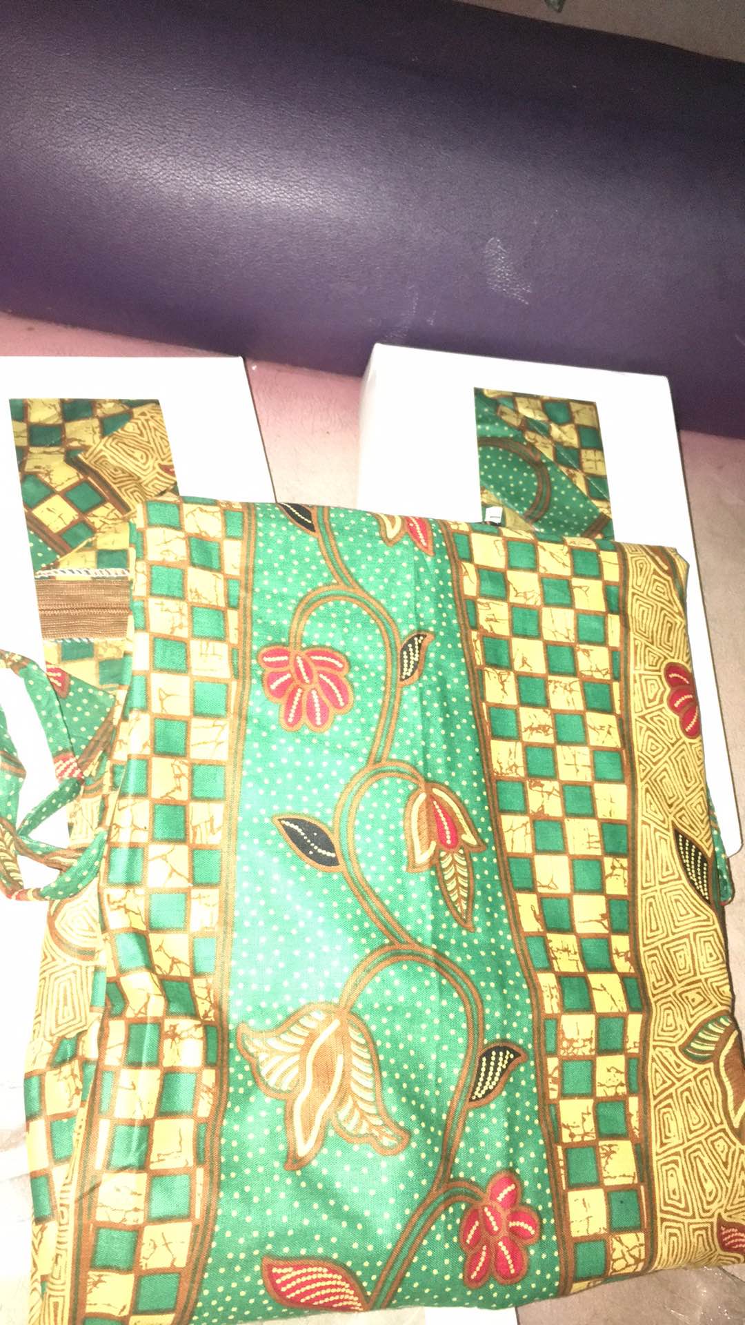 Tunik Batik Kembang Sinaran Hijau Dsc04200