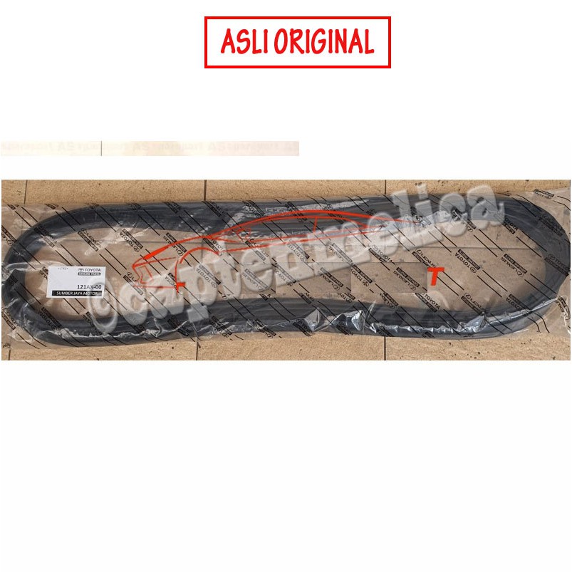 ORI Lis List Karet Peredam Bulat Balon Body Pintu BELAKANG BAGASI AVANZA XENIA 2012 2013 2014 2015 2