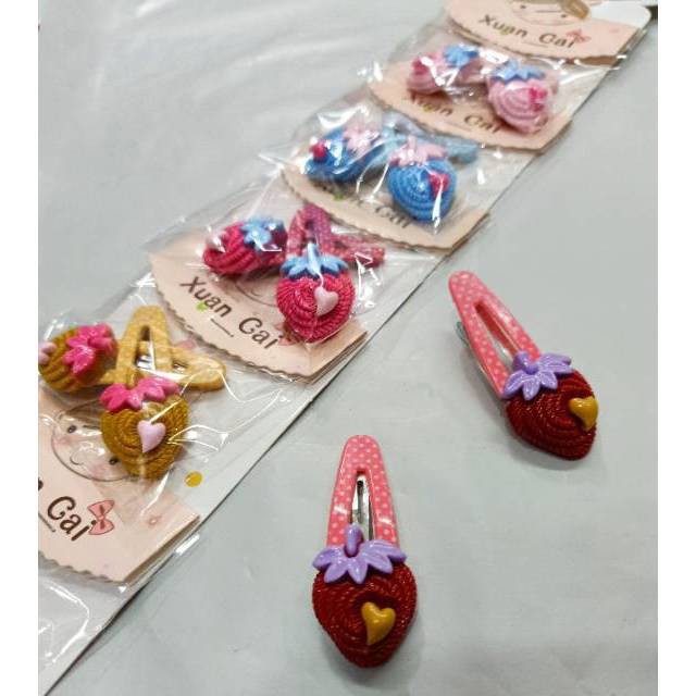 grosir  Jepit rambut tiptop xuangai isi 10 pcs.