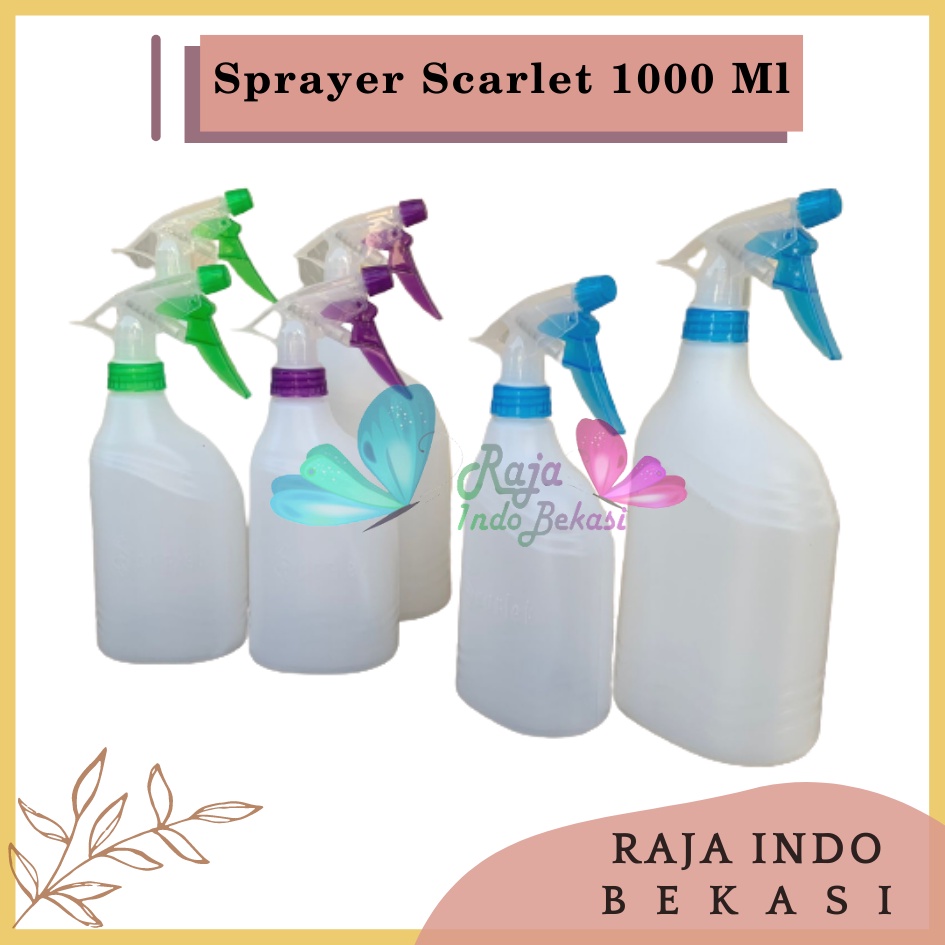 Sprayer Scarlet 1000 Ml 1 Liter Sprayer Semprotan Air Disinfektan Tanaman Burung Sprayer Semprotan Serbaguna Elektrik Manual Swan Gun - Hand Sprayer 1 Liter Semprotan Air Jetspray Tanaman Spray Serbaguna 1000 ml AT005