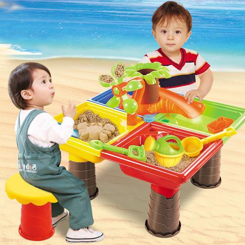 kids sand and water pit