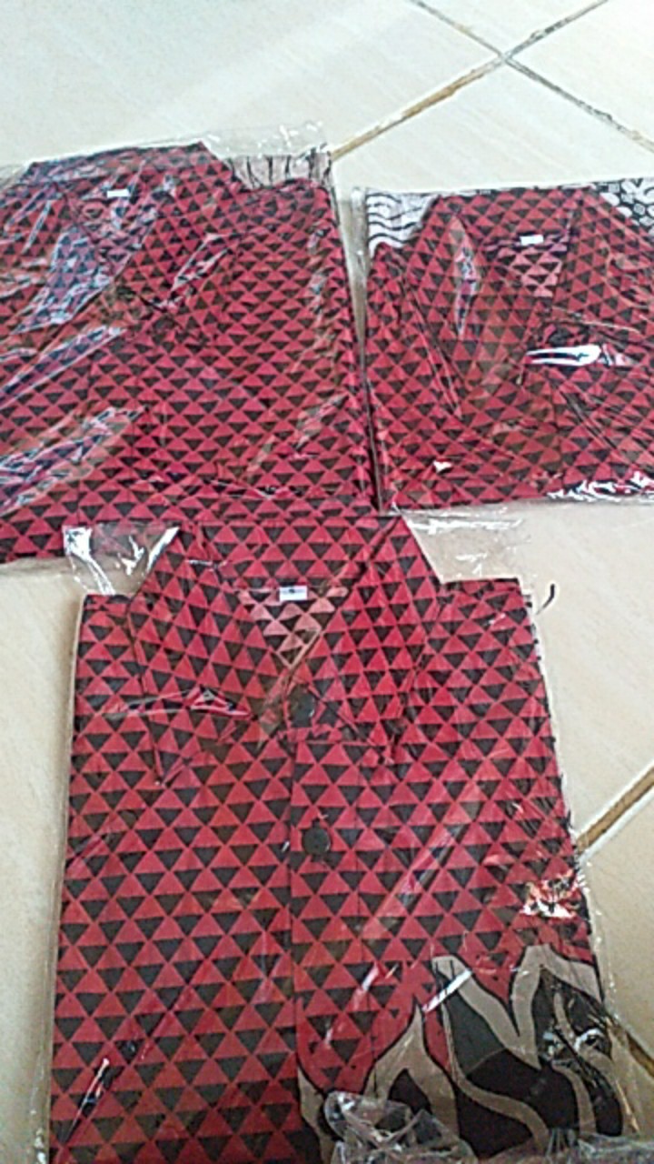 Couple Ayah Anak Laki-laki Termurah / Batik Couple Keluarga Motif Mowo Simetris ( Ori Pekalongan )