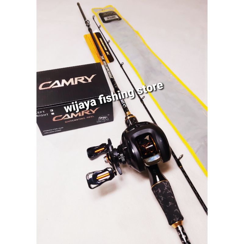 Set Joran BC Daido Predator 180 dan Reel BC Lizard Camry