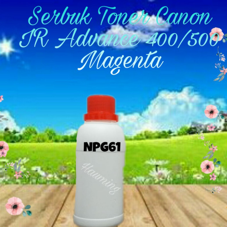 Serbuk Toner Canon NPG61 IR Advance ADV 400 500 IR400 IR500 NPG-61 GPR48 CEXV43 Magenta 1x Isi