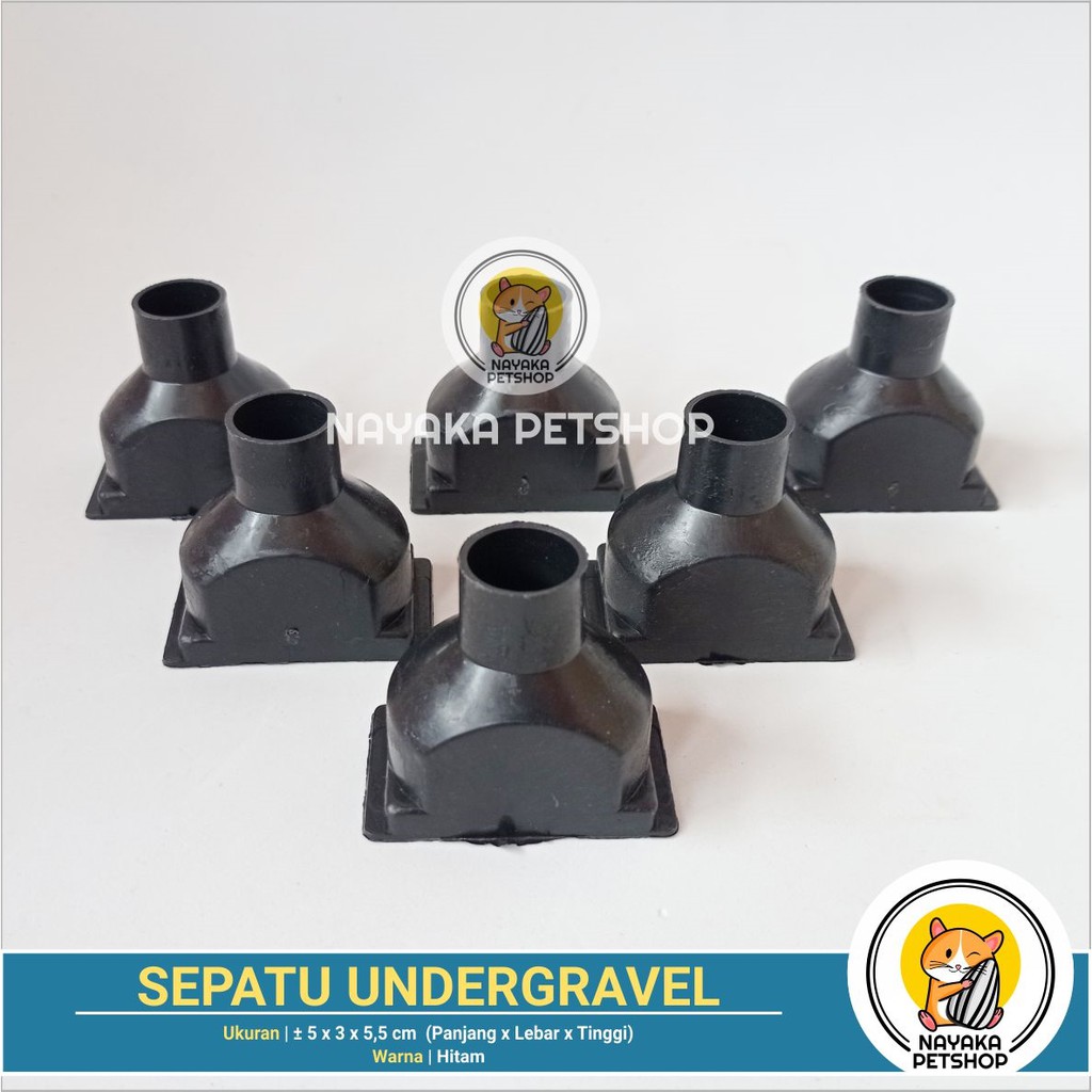 Sepatu Undergravel Filter Aquarium Sepatu Dudukan Undergravel Aquascape