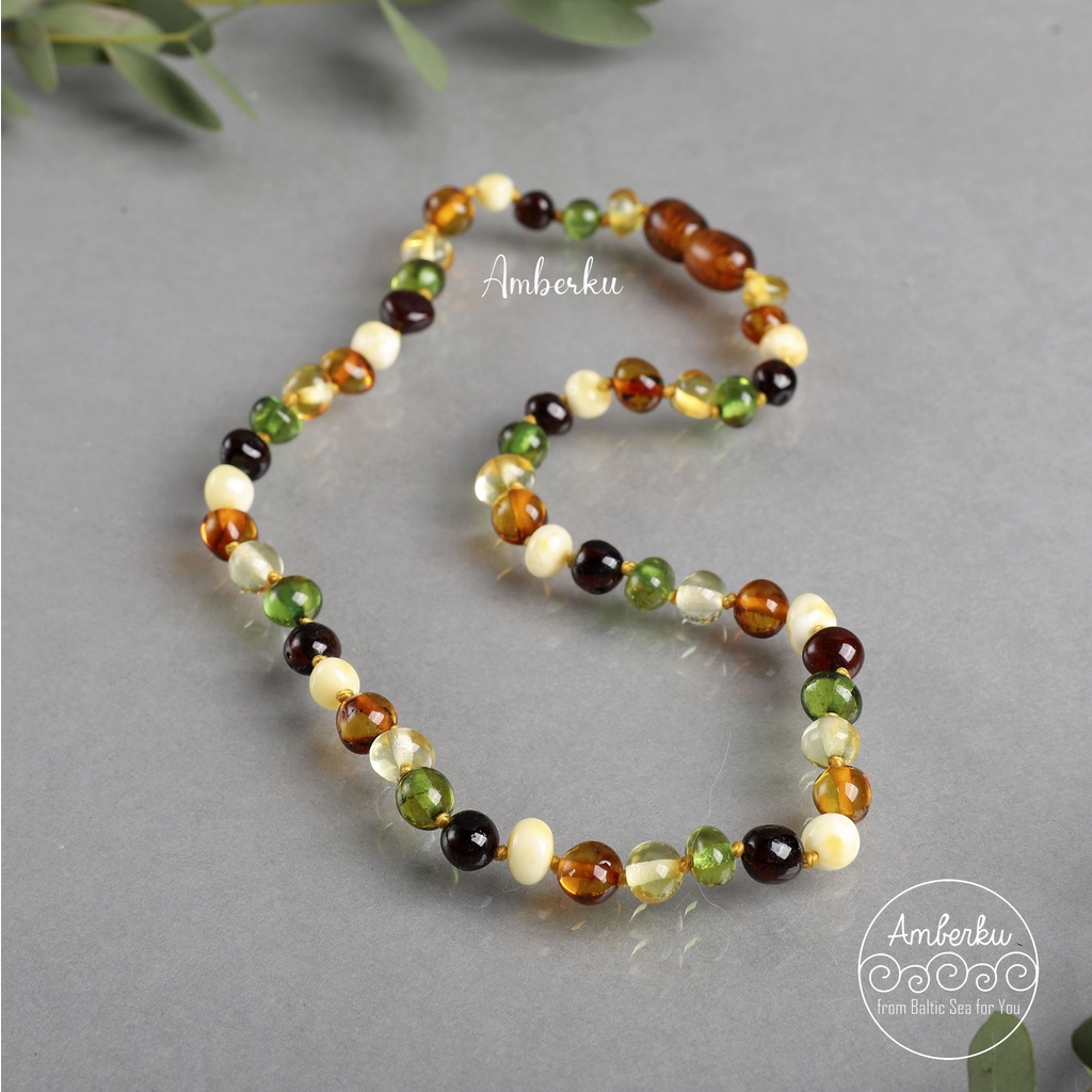 Baltic Amber Teething Necklace [K11H]