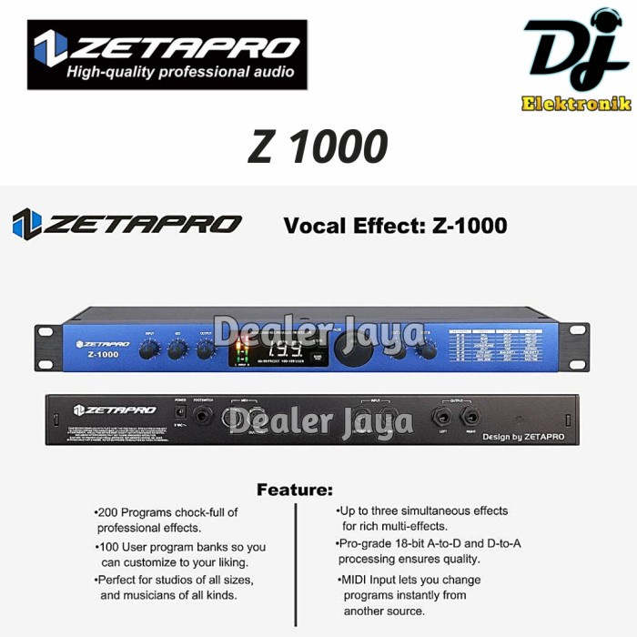 Effect Vocal / Efek Vokal Zetapro Z 1000 / Z1000
