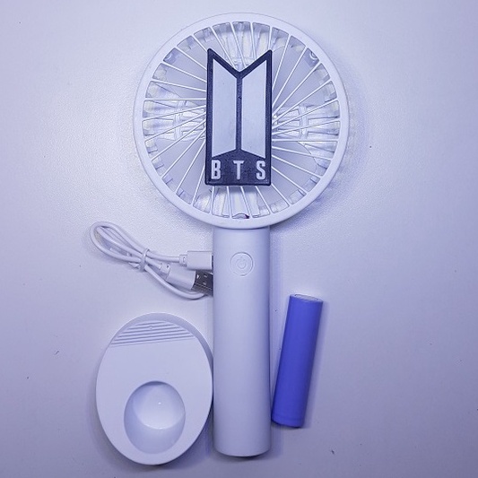 BTS KIPAS ANGIN MINI PORTABLE CAS USB / HANDY FAN KPOP BANGTAN BOYS