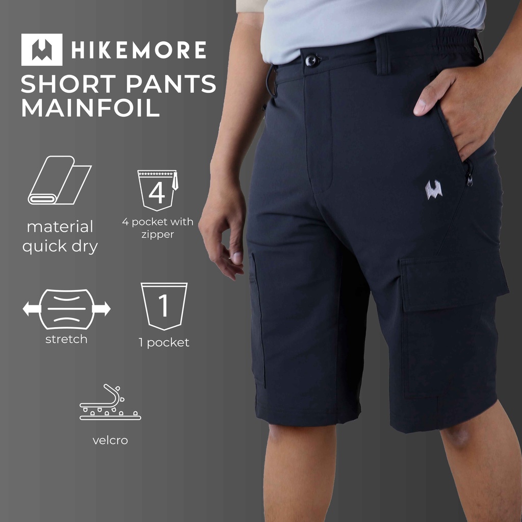 Celana Pendek Cargo Mainfoil Hikemore Quickdry