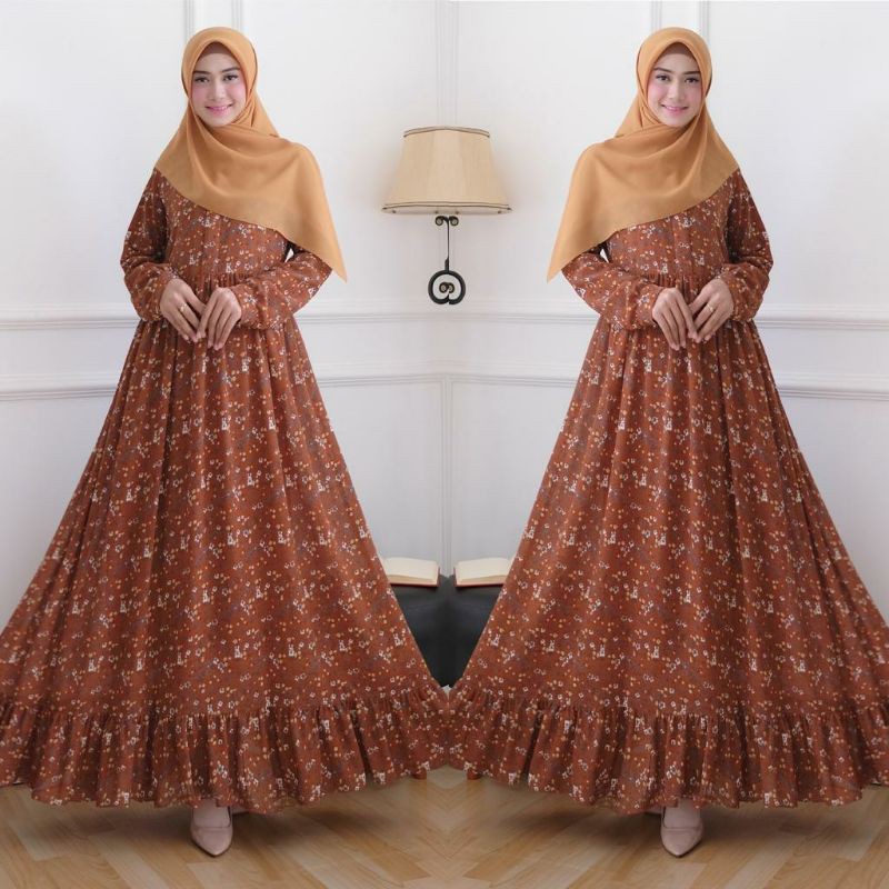 GAMIS/DRESS MOTIF BULU