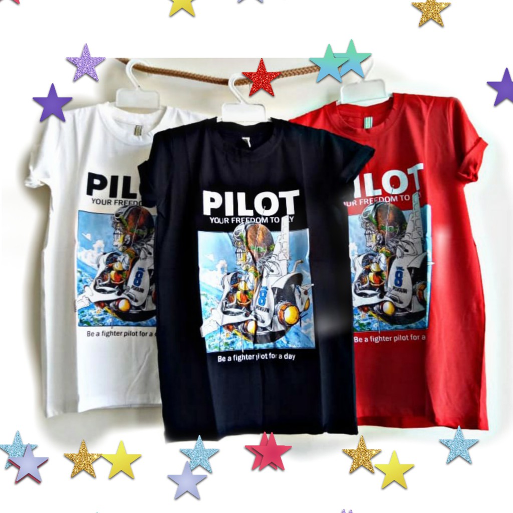 VESTITIQUEEN KAOS ANAK PILOT